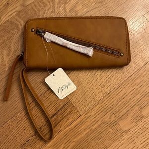 Free people vegan leather wallet